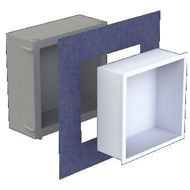 Schedel Fertige Oberfläche VISION PLUS M 300x300x120 mit Rahmen