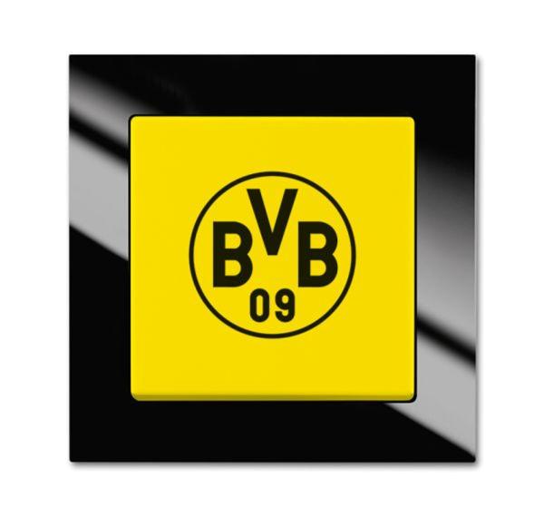 Busch-Jaeger 2000/6 UJ/01 Fanschalter Borussia Dortmund Aus- und Wechselschaltung