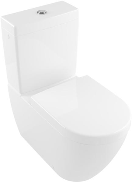 Villeroy & Boch Tiefspül-WC spülrandlosf Kombi 2.0 5617R0 370x700mm Oval Weiß Alpin