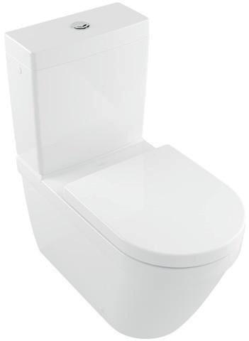 Villeroy & Boch Tiefspül-WC spülrandlos Archite 370x700mm Rechteck Weiß Alpin