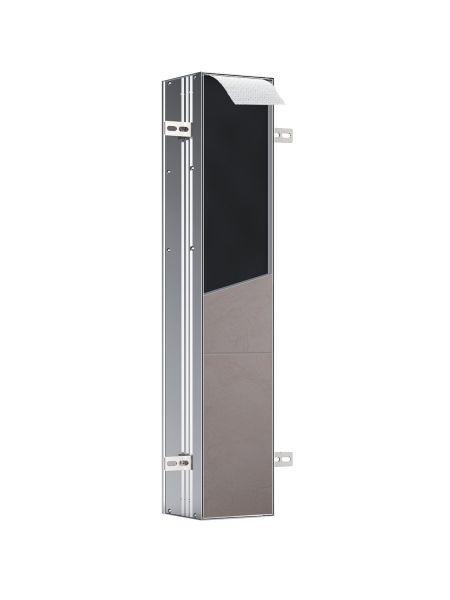 Emco Bad asis plus WC-Modul Unterputz Papierentnahme oben 803 mm Tür rechts