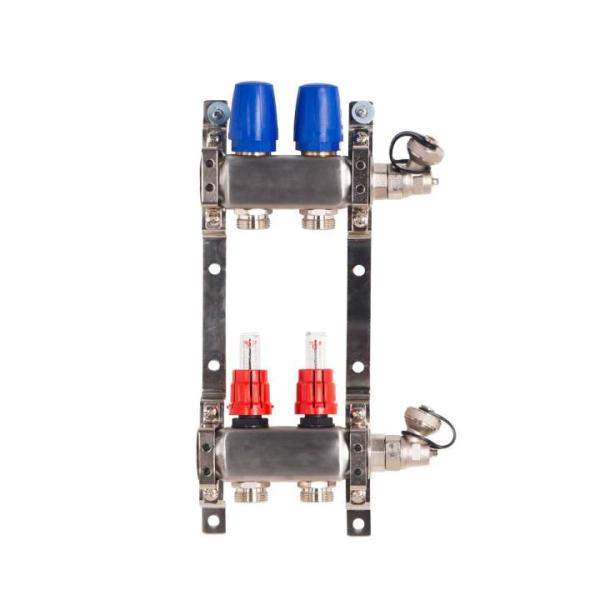 Heizkreisverteiler BASIC für Fußbodenheizung, 2 Heizkreise