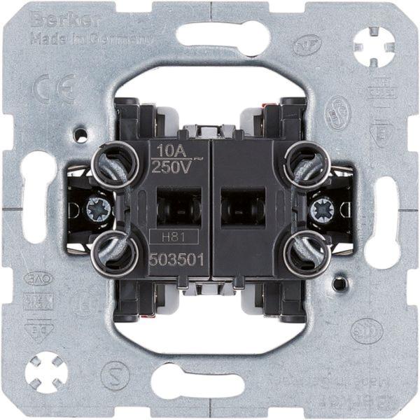 Berker 503501 Serientaster Öffner und Schließer mit getrennten Eingangsklemmen