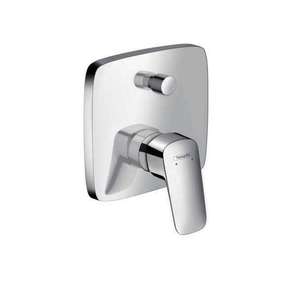 hansgrohe Wannenmischer Unterputz Logis Fertigset chrom m Sicherungskombination