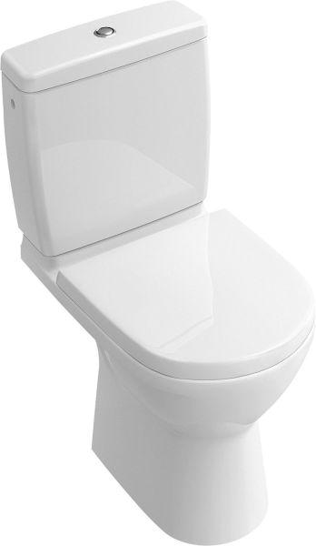 Villeroy & Boch Tiefspül-WC Compact spülrandlos O.novo 5689R0 360x605mm Oval Weiß Alpin