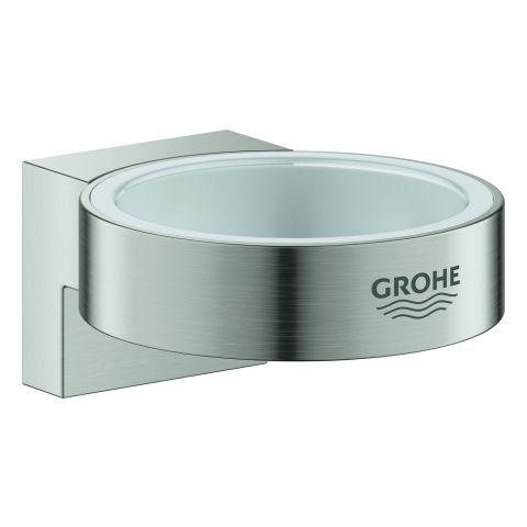 GROHE Halter Selection 41027 für Glas Seifenspender supersteel