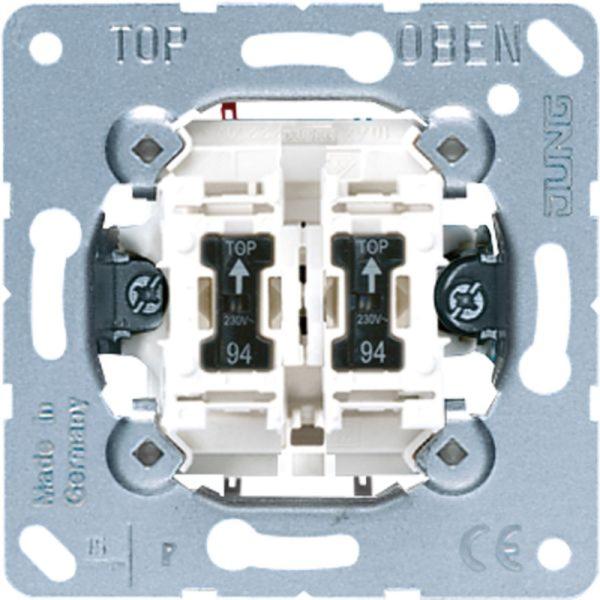 Jung Kontroll-Serienschalter UP IP20 2-fach 505 KOU 5