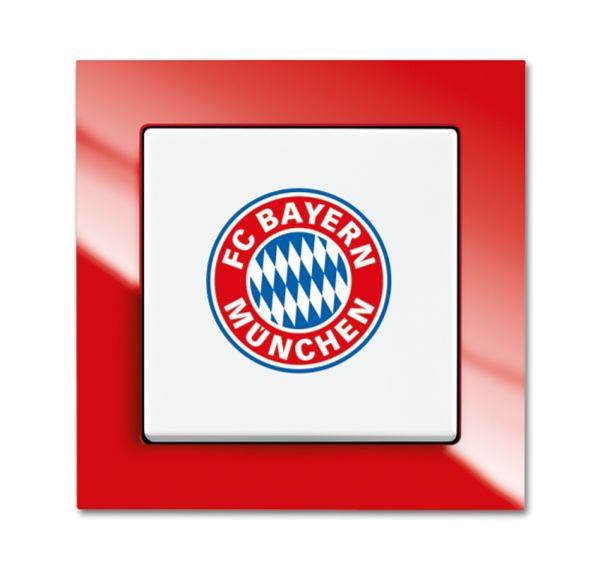 Busch-Jaeger 2000/6 UJ/03 Fanschalter FC Bayern München Aus- und Wechselschaltung