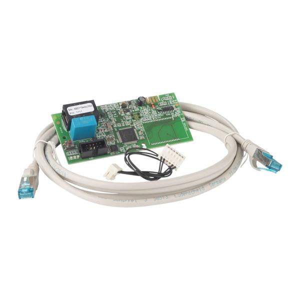 Wolf Ethernet-Schnittstellenmodul ISM8I Open Source mit Netzwerkkabel