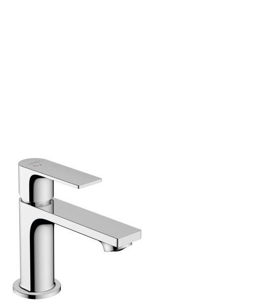 hansgrohe Waschtischmischer Rebris E 80 CoolStart m.Metall Zugstange chr