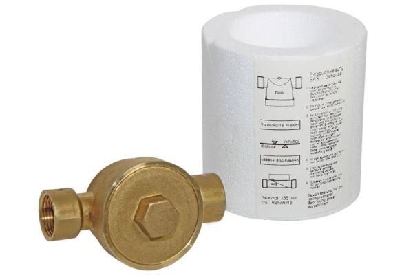Einrohranschlussstück für Wohnungs-Wasserzähler Koax 2 Zoll