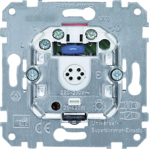 Merten Tastdimmer Drucktaster uni UP 577099 25-420W Lichtwertspeicher