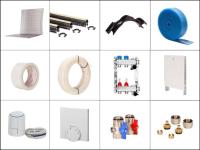 90 m² Set Tackersystem Faltplatte 35 mm WLG 045 16x2 PE-RT Rohr Raster 15 cm 7 Heizkreise Regler 230 V + Zubehör 90 m² Set Tackersystem Faltplatte 35 mm WLG 045 16x2 PE-RT Rohr Raster 15 cm 7 Heizkreise Regler 230 V + Zubehör