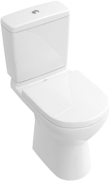 Villeroy & Boch Tiefspül-WC spülrandlosf Kombi 5661R0 360x670mm Oval Weiß Alpin