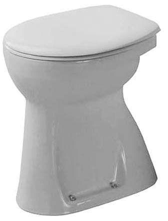 Stand-WC Duraplus Sudan 505 mm + 100 mm, Abg.senkrecht, weiß