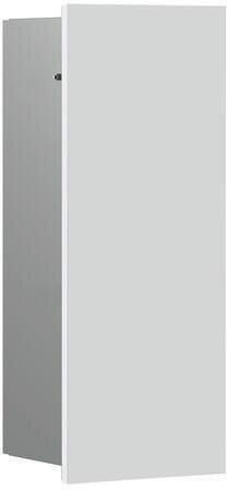 Emco Bad Bürstengarnitur-Modul asis pure Unterputz, Anschlag re 435mm alpin-weiss