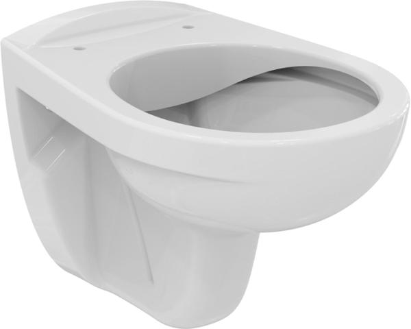 Wandtiefspül-WC Eurovit, randlos, 355x520x350mm, Weiß