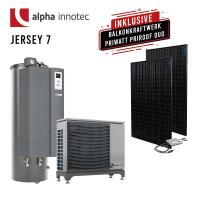 alpha innotec Luft/Wasser Wärmepumpe Jersey 7-1 inkl. GRATIS Priwatt Balkonkraftwerk priRoof Duo
