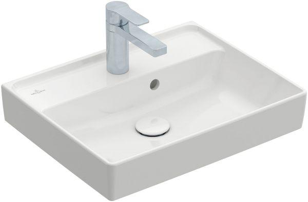 Villeroy & Boch Handwaschbecken Collaro 433450 500x400mm Rechteck Weiß Alpin C+