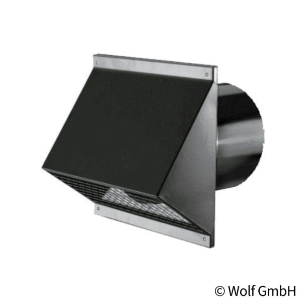 Wolf Wandhaube CWL DN 180 schwarz