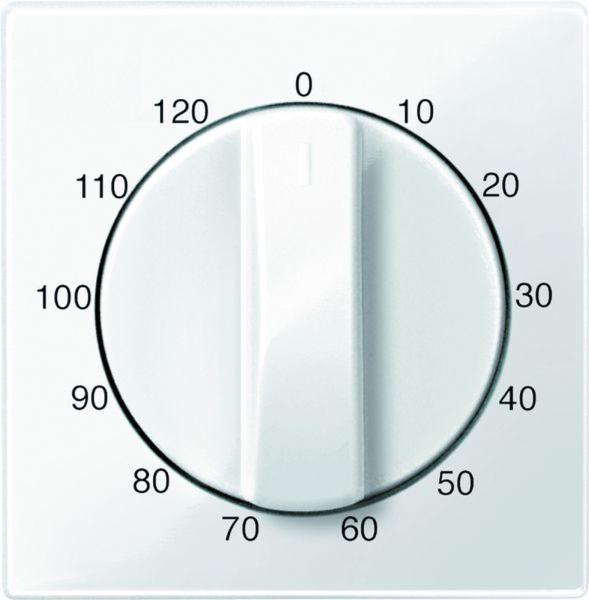 Merten Knebel Zeitschalt polarweiß glänzend System M 567519