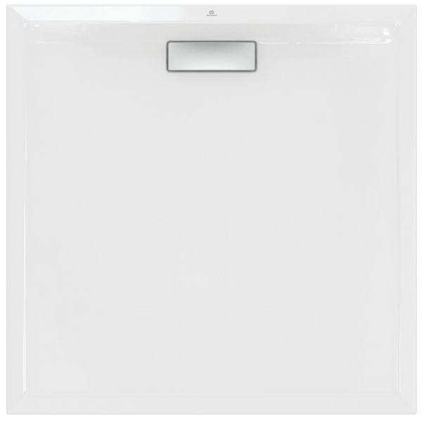 Ideal Standard Quadrat-Brausewanne Ultra 1000x1000x25mm weiß