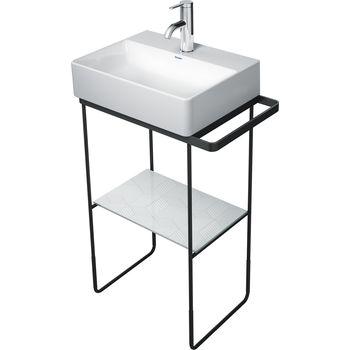 Duravit Glaseinleger in Metallkonsolen f DuraSquarechts WT 073245 Schwarz