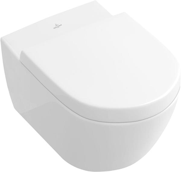 Villeroy & Boch Tiefspül-WC Subway 2.0 560010 370x560mm Oval Weiß Alpin CeramicPlus