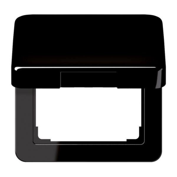 Jung Zwischenrahmen schwarz 50x50mm Klappd CD 590 KL SW