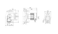 Grundfos Hocheffizienz-Umwälzpumpe Magna3 F 40-100 220 mm 97924648