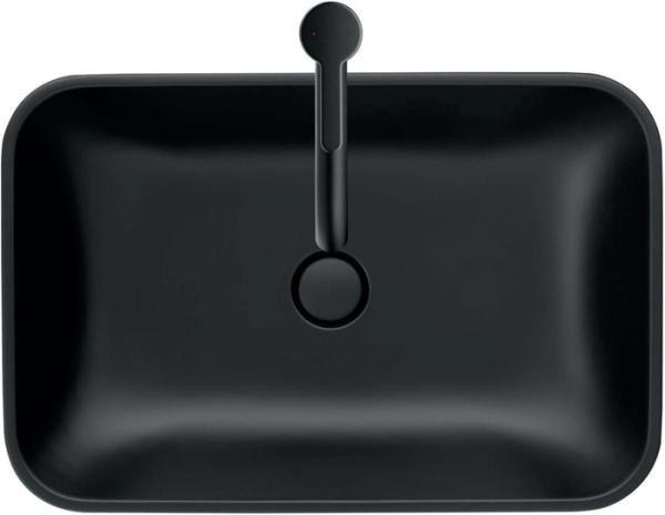 Duravit Design Siphon, schwarz matt