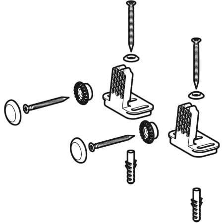 Geberit Befestigungsset für Stand-WC-/Bi