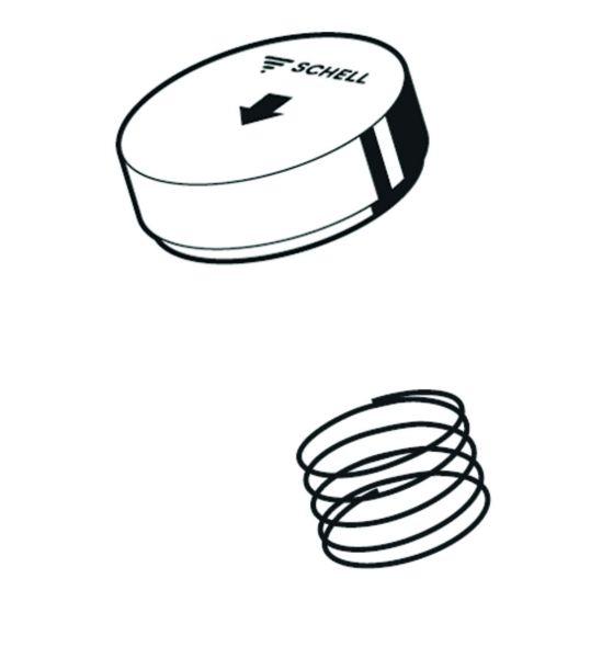 Schell Betätigungsgriff PURIS SC Kaltwasser Druckfeder chrom