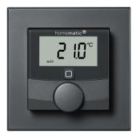 Homematic IP Smart Home Wandthermostat HmIP-BWTH-A mit Schaltausgang für Markenschalter, 230 V anthrazit Homematic IP Smart Home Wandthermostat HmIP-BWTH-A mit Schaltausgang für Markenschalter, 230 V anthrazit