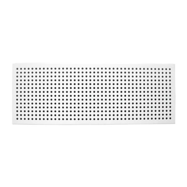 Zehnder Designgitter CLD Roma breit weiß 430 x 160 mm, Ansicht frontal - Selfio