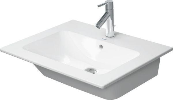 Duravit Möbelwaschtisch ME by Starck 630 mm m ÜL m HLB o HL weiß WG