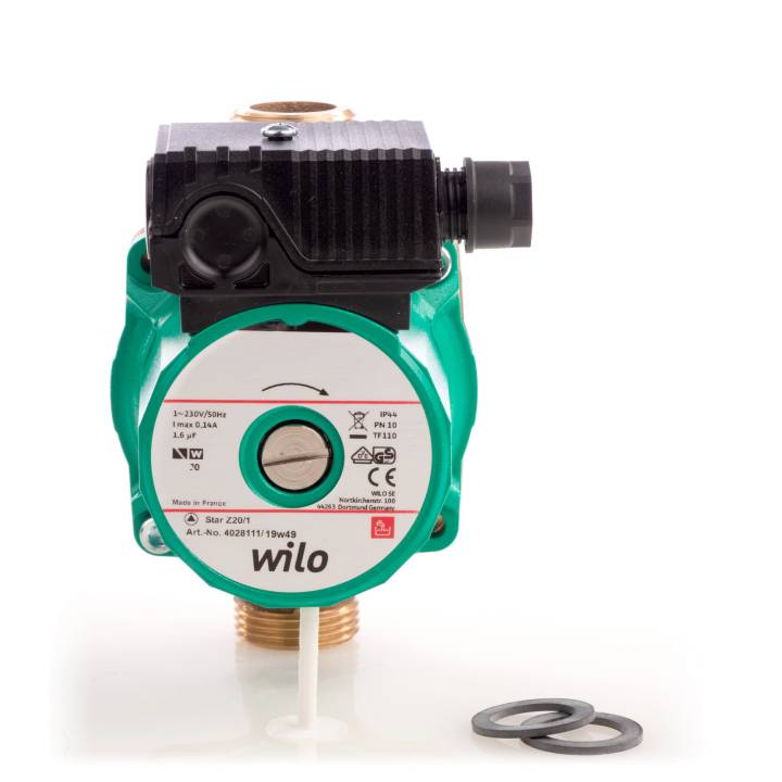 Trinkwarmwasser-Zirkulationspumpe Wilo Star-Z 20/1 jetzt günstig bestellen