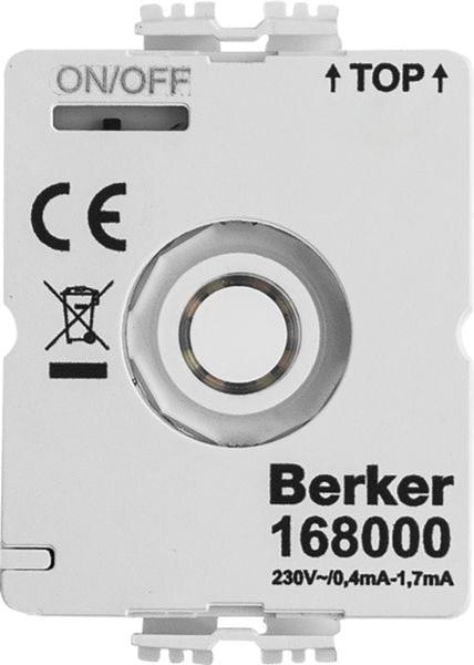 Berker 168000 LED-Modul Drehschalter,230V,mit N-Leiter
