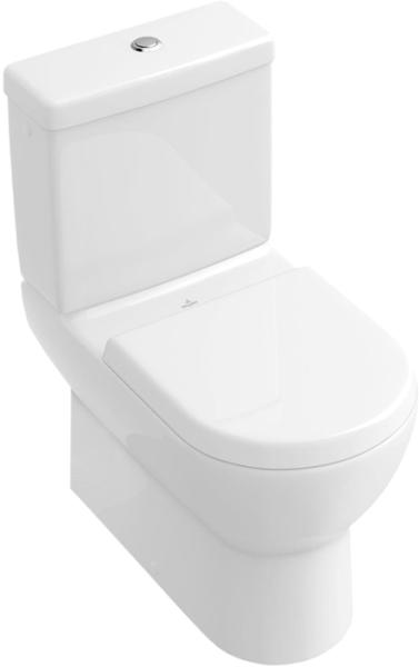 VILLEROY Tiefspül-WC für Kombination Sub 661010 370x670mm Oval Weiß Alpin