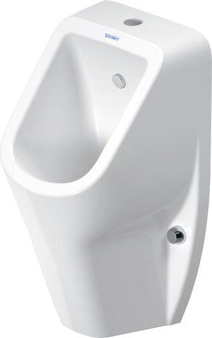 Duravit Urinal D-Code Zulauf von oben rimless ohne Fliege weiß