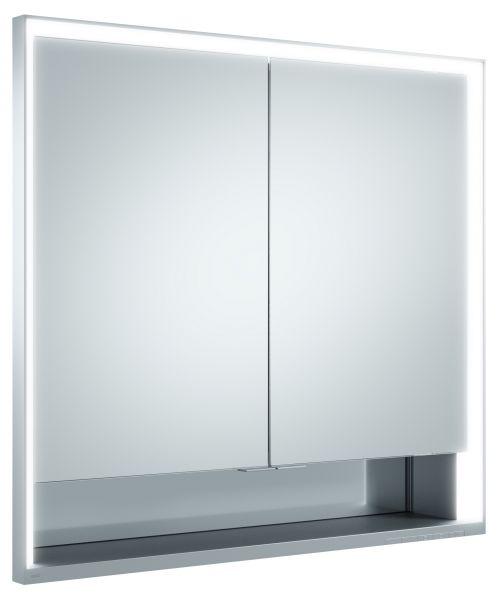 Keuco Spiegelschrank R Lumos 14317 mit Einbau silb-elox 700x735x165mm