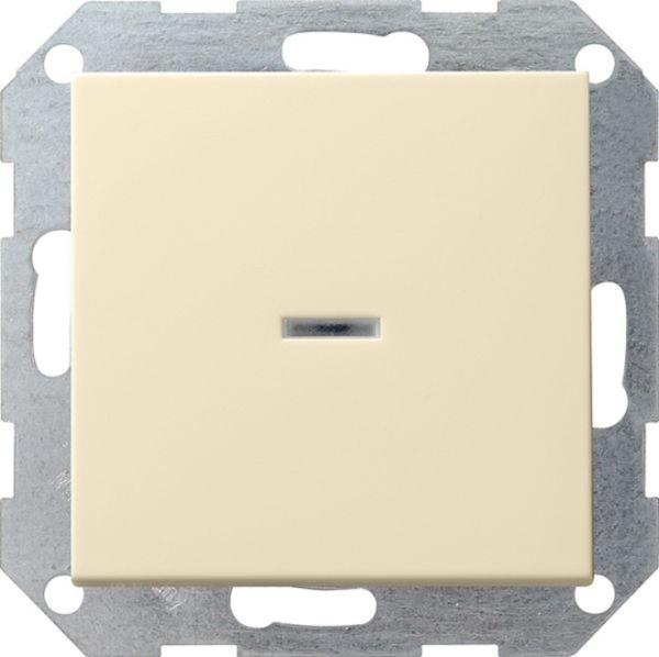 Gira Kontroll-Wechselschalter Taster weiß System 55 013601 glänzend UP IP20 1-fach