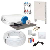 90 m² Set Tackersystem Rollbahn 35 mm WLG 045 16x2 PE-RT Rohr Raster 10 cm 9 Heizkreise Regler 230 V + Zubehör 90 m² Set Tackersystem Rollbahn 35 mm WLG 045 16x2 PE-RT Rohr Raster 10 cm 9 Heizkreise Regler 230 V + Zubehör
