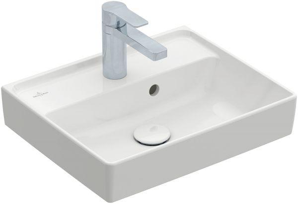 Villeroy & Boch Handwaschbecken Collaro 433446 450x370 mm Rechteck weiß Alpin