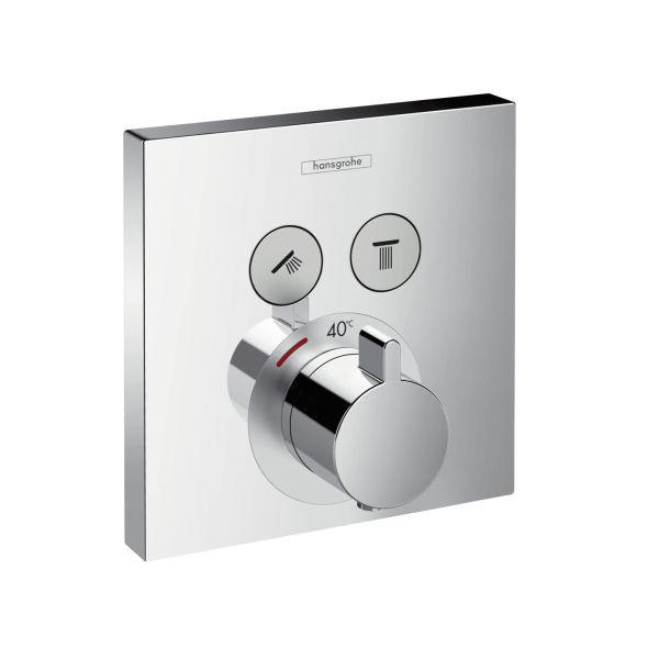 Thermostat Unterputz ShowerSelect Fertigset 2 Verbraucher chrom