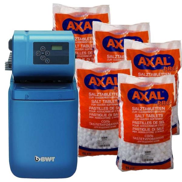 BWT Enthärtungsanlage AQA Basic Set 5 x 25 kg Salz