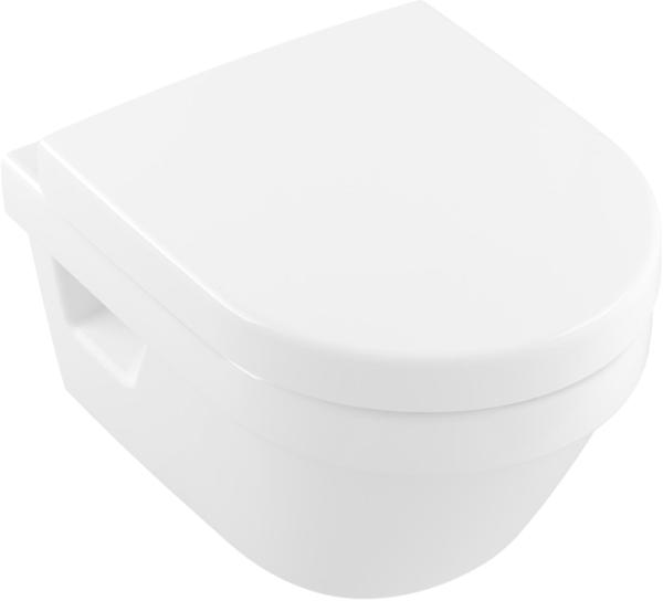 Villeroy & Boch Tiefspül-WC Compact spülrandl A 4687R0 350x480mm Oval Weiß Alpin AB C+