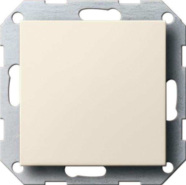 Gira Zentralplatte Blindabd weiß glänzend System 55 026801 Schraubbef