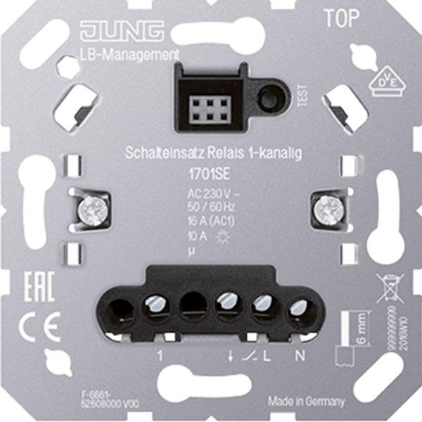 Jung Relais-Einsatz 16A uni 0-2300W 1701 SE NSTeing für Taste