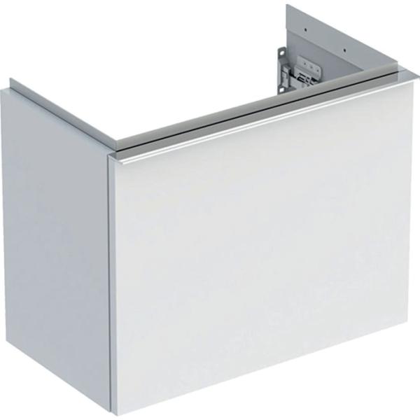 Geberit iCon Unterschrank für HWB, 1 Sch 52x41,5x30,7cm, weiß hgl./Gr. chrom